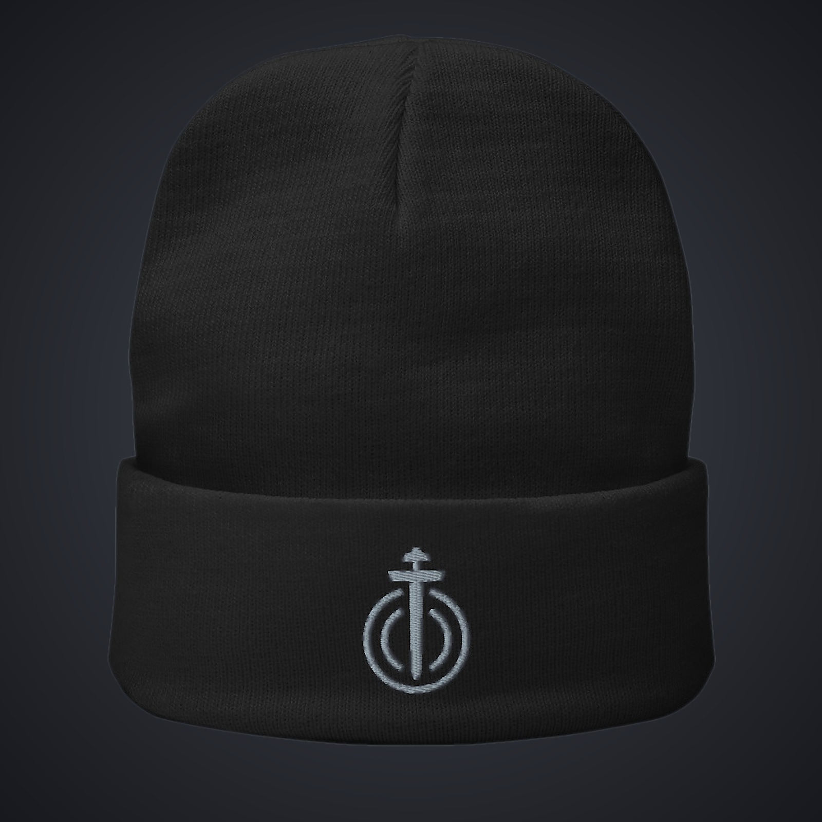 Schwert und Schild Beanie — Black